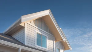 What is the rake of the roof