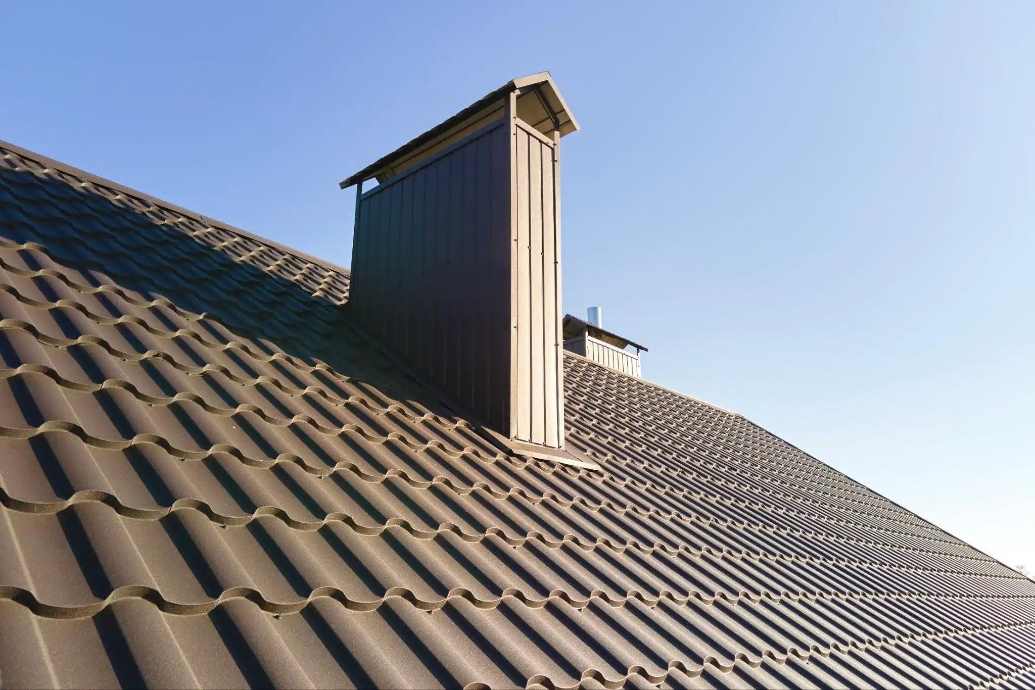 fresno home with metal shingles